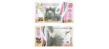 Mexico #W132(1)  20 Pesos